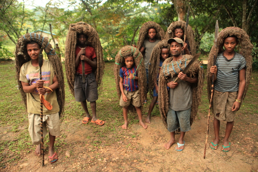 Domorodci v Kongu